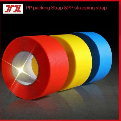 จําหน่ายเทปผูกเชือก PP สี PP เทปบรรจุ PP เทปพลาสติกพอลิโปรพีเลนสําหรับการผูกเชือกกล่อง