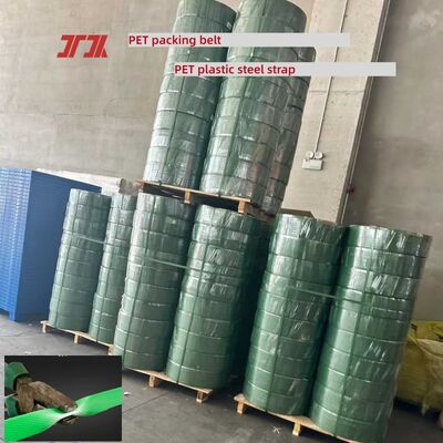 19 มม PET พลาสติก สแตนเลส สายเขียว PET สายเข็มขัด