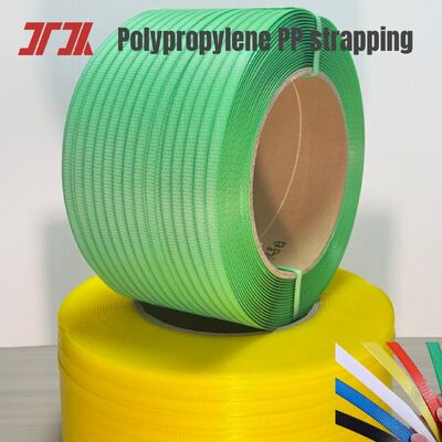 5 มิลลิเมตร 12 มิลลิเมตร โพลีโปรพีเลน PP Strapping Band Roll Packing Belt สําหรับการบรรจุกล่อง