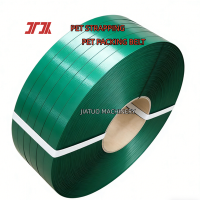 สายรัด PET อัตโนมัติ สายพานบรรจุ PET ขนาด 12 มม. สายรัด PET สำหรับเครื่องรัดสายรัดแบบนิวแมติก