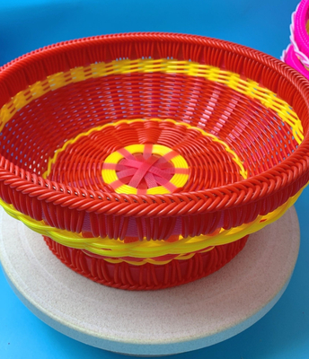 เครื่องทํารัตตาน PP PE หลายสี เครื่องผลิตรัตตานเทียม 5-19 มม