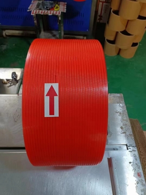 เครื่องจักร สายรัดพลาสติก ม้วน สายรัด PET โพลีเอสเตอร์