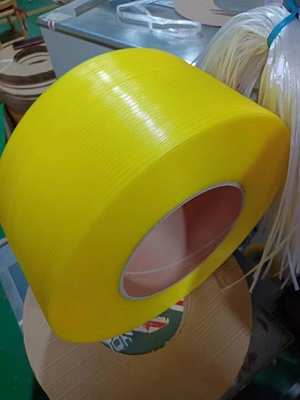 เครื่องจักร สายรัดพลาสติก ม้วน สายรัด PET โพลีเอสเตอร์