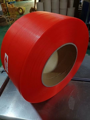 เครื่องบรรจุสายรัด PET สายรัดสีสันสดใสสำหรับบรรจุภัณฑ์พลาสติก
