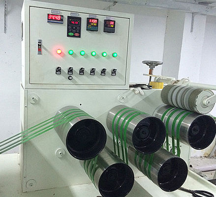 สายการผลิตสายรัดพลาสติกของ GUGAO Motor กว้าง 9 - 32 มม. PET Strap Extruding Machine