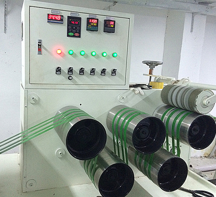 สายการผลิตสายรัดพลาสติกของ Siemens Motor กว้าง 9 - 32 มม. PET Strap Extruding Machine