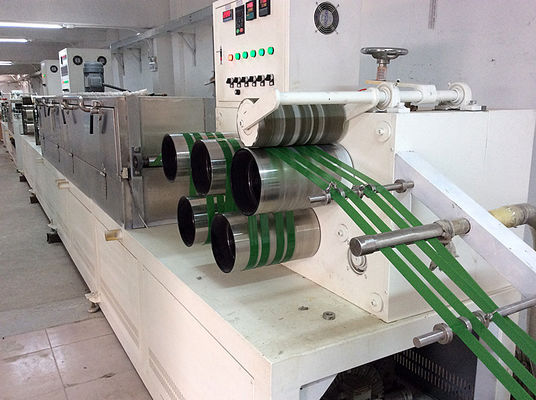 สายการผลิตสายรัดพลาสติกของ GUGAO Motor กว้าง 9 - 32 มม. PET Strap Extruding Machine