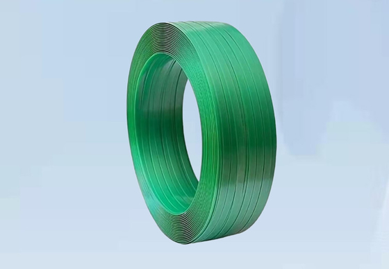 ม้วนสายรัดพลาสติกบรรจุภัณฑ์ AB PET PP ลายนูนสำหรับเครื่องบรรจุพาเลท