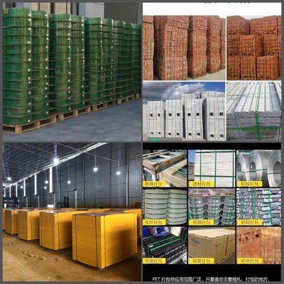 เครื่องทําสายพลาสติก PET อัตโนมัติ Siemens Motor สําหรับวัสดุที่บรรจุ