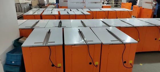 ความกว้าง 6-15 มม เครื่องบรรจุอัตโนมัติ เครื่องจับสายมือ เครื่องพับโต๊ะ