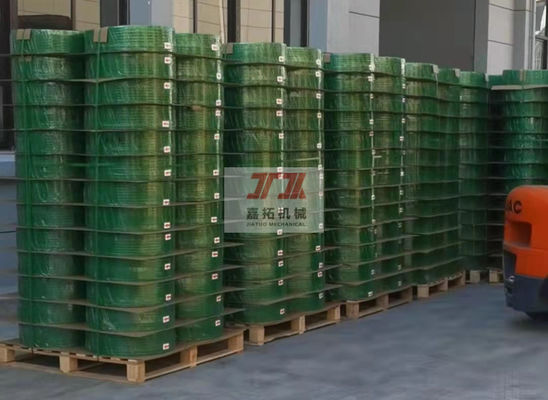 การปรับแต่งสายรัดพลาสติก PP แบบรัดสายรัดพาเลทสีเขียว