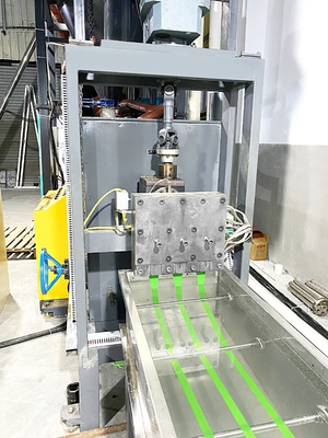 สายการผลิตสายรัดพลาสติกอัตโนมัติ เครื่องทำสายรัด PET ขนาด 120KW ที่มีแรงดึง&gt; 850 กก. สำหรับเทปและสายรัด