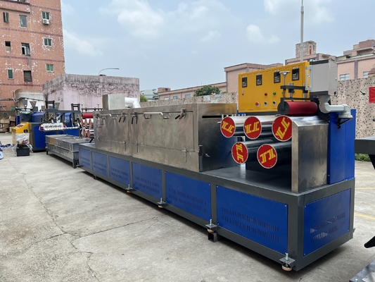 เครื่องจักรพลาสติก สายการผลิต PP Strapping สายการผลิต PP Strapping Machine ความเร็ว 200-300m/min