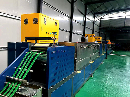 เครื่องทําเชือก PET ที่สามารถปรับแต่งได้ ระบบควบคุม PLC 250m/Min