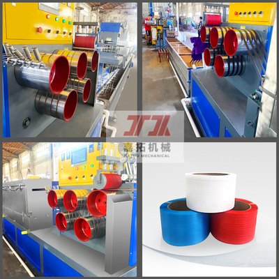 เครื่องกํากับ PLC อัตโนมัติเต็ม JiaTuo PP เครื่องทําเชือกด้วย GUOMAO Motor