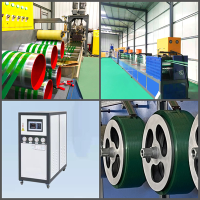 เครื่องผลิตเชือก PET สกรู 100 มม เครื่องผลิตเชือก PET ที่น่าเชื่อถือ 300-350KG / H