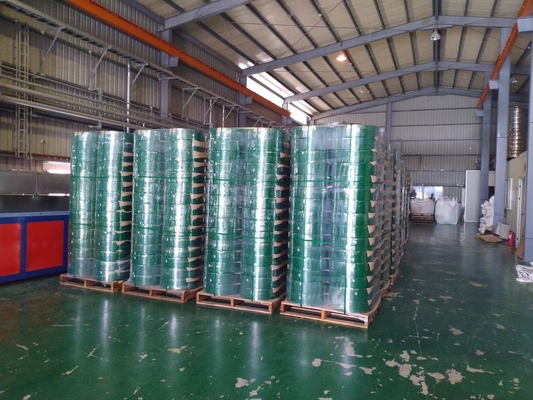 เครื่องทำสายรัด PET ความกว้างของสายรัด 9-32 มม. พร้อมข้อผิดพลาด 0.2 มม. สำหรับใช้ในอุตสาหกรรม