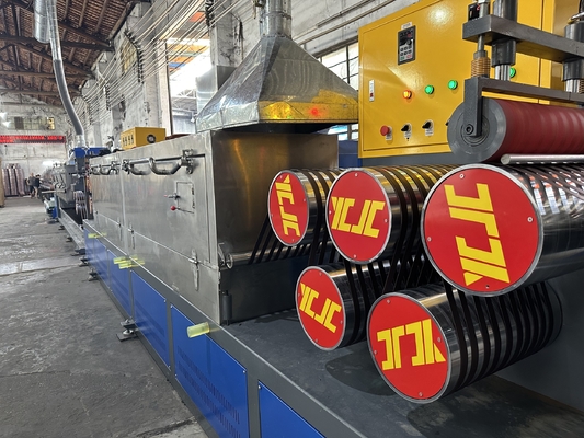 GUOMAO Motor Polypropylene PP Strap Production Line With 4nets เครื่องเปลี่ยนจอรีไซเคิล