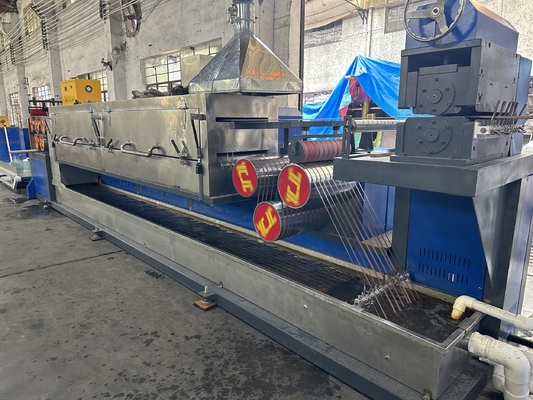GUOMAO Motor Polypropylene PP Strap Production Line With 4nets เครื่องเปลี่ยนจอรีไซเคิล