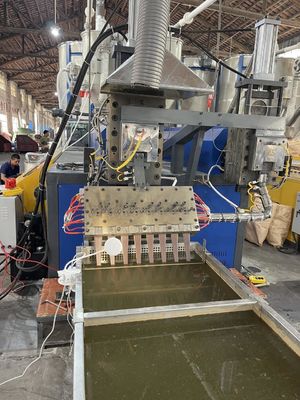 PP Strap Band Extrusion Line เครื่องผลิตสายพลาสติกด้วยการควบคุม PLC