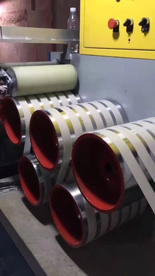180-200 กิโลกรัม/ชั่วโมง PP Strap Band Extrusion Machine With PLC Programm Controller อิเล็กทริก