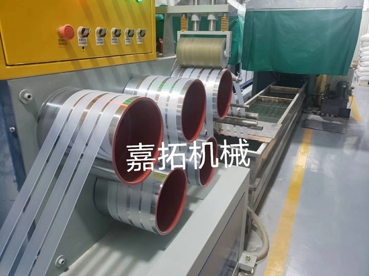 อัตโนมัติเต็ม 4 ผลิตเครื่องผลิต PET Strap 400-450KGS / H