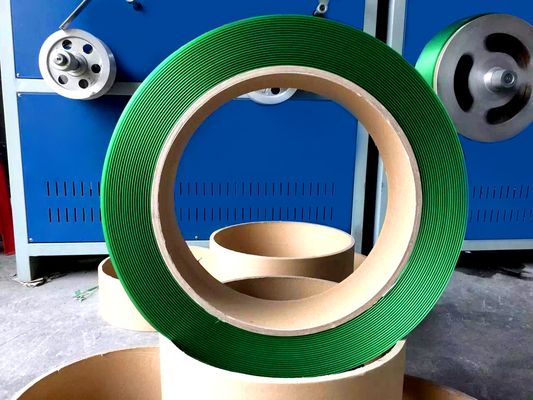 เครื่องลวดอัตโนมัติ PLC Touch Screen PET Strapping Winder 80KG-350KG