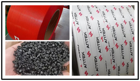 80KW การบริโภคพลังงาน เครื่องผลิต PP Strap สําหรับวัสดุใหม่