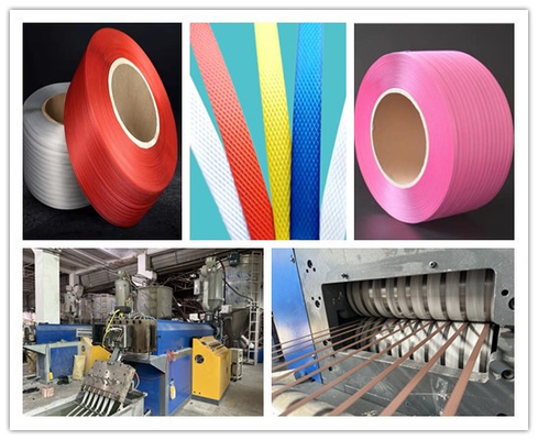 จําหน่าย เครื่องผลิตเทป PP เครื่องผลิตเทป PP เครื่องอุปกรณ์สําหรับเทป PP สี 5-19 มม.