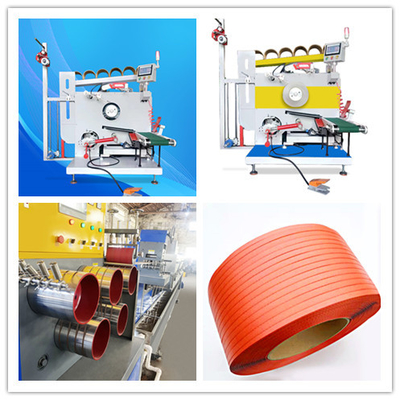1.8KW PP Strap Winder มอเตอร์สองเซอร์โว อัตโนมัติกระดาษ Tube การสนับสนุนการเปลี่ยน