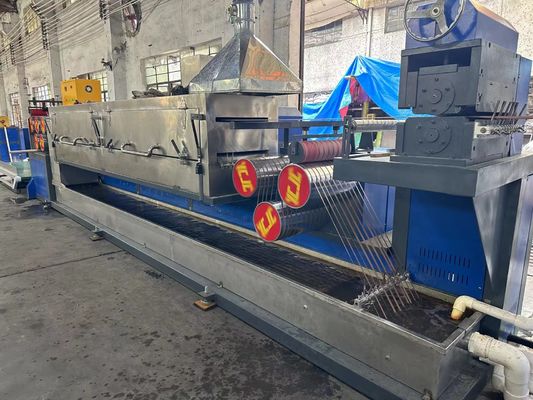 เครื่องผลิต PP Strap 6-Brap Output พร้อมเครื่องยนต์ซีเมนส์ สายการผลิต PP Strap ความเร็วสูง