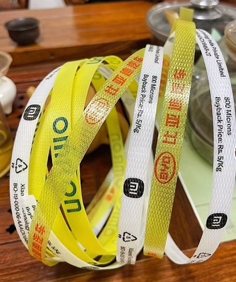 PLC การควบคุมจอสัมผัส การบริโภคพลังงาน 2.5KW ของ Strapping เครื่องพิมพ์เทป