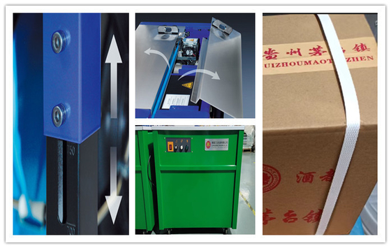 High-End Friction Fusion Technology Box Strapping Machine for High Efficiency Packing เครื่องสับสับโต๊ะ
