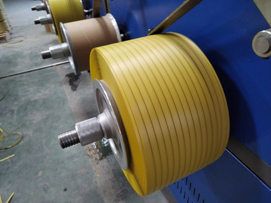 ระบบความจํา PP Strap Band Extrusion Line สําหรับการบรรจุอัตโนมัติ ความแม่นยําสูง 400kgs / H
