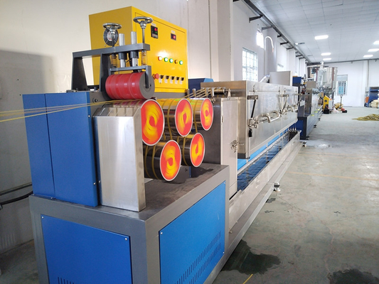 ระบบความจํา PP Strap Band Extrusion Line สําหรับการบรรจุอัตโนมัติ ความแม่นยําสูง 400kgs / H