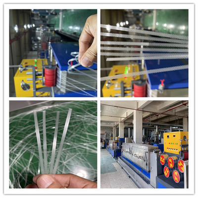 PP Strap Band Extrusion Line เครื่องผลิตสายพลาสติกด้วยการควบคุม PLC