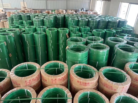 9-32 มม ความกว้างระยะความกัดกรอง สายการผลิต extrusion สายการผลิต PET Strap การทําเครื่องจักรสําหรับเหล็ก