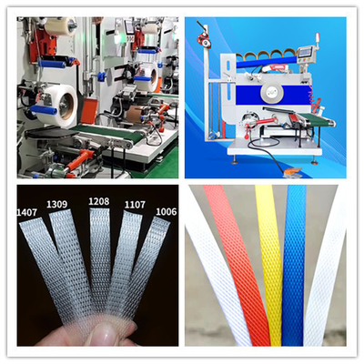 มอเตอร์การทํางานแบบสองแบบ PP STRAP WINDER ที่มีความแรงสูงกับสายไฟ servo motor และช่วงความเครียด 80-500kg