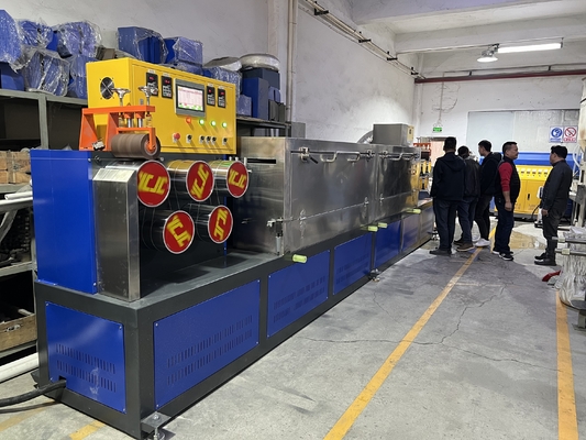 เครื่องจักรพลาสติก สกรูเดียว PP Strapping Strapping สายการผลิต PP Strapping Machine PP Strapping อุปกรณ์สําหรับวัสดุรีไซเคิล 100%