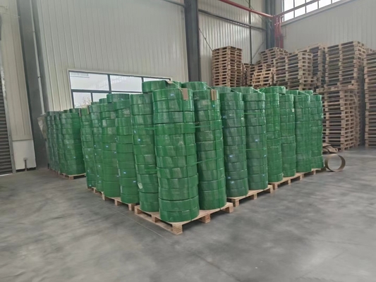 สายการผลิต PET Strapping 9-32mm เครื่องสกรูเดียว PET Strapping High Speed