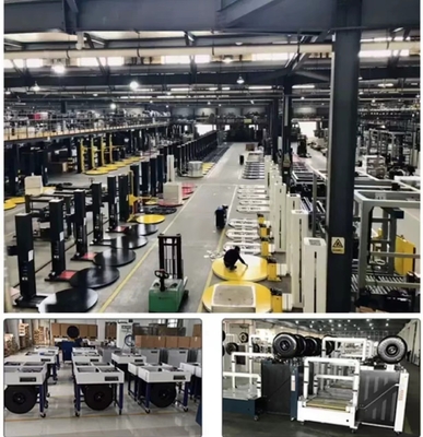 110/220V 50HZ 1PH กล่อง Strapping เครื่องที่มีความมั่นคงโครงสร้างและการทํางาน humanized