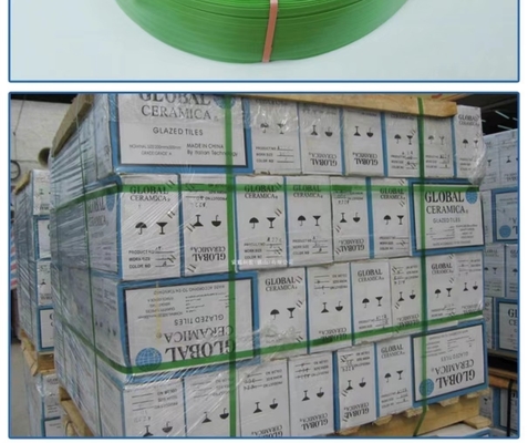 สายลัดเหล็กพลาสติก PET ความแรงดึง 150-1000KG สายลัดบรรจุ PET ความแรงดึงที่ทนทานและแข็งแรง น้ําหนัก: 20KG/ม้วน