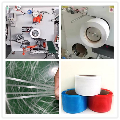 เครื่องจักรพลาสติก ความเร็วสูง PP Strapping Machine PP Strapping Line การผลิตความกว้าง 5-19 มม