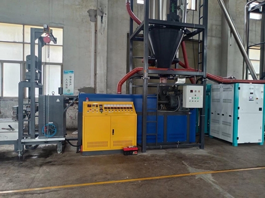 สายดึง PET Strap พร้อมเครื่องยนต์หลัก Siemens ขนาด 37KW และหอคอยการแห้งก่อน 5000L
