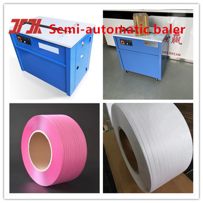 พลาสติก strapping PP เทป strapping ใช้สําหรับการบรรจุกระดาษกล่องที่มีความกว้าง 5-19mm
