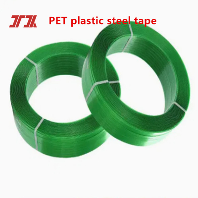 เทปบรรจุ PET อุณหภูมิสูงและทน UV ความกว้าง 9-32 มิลลิเมตร แรงดึง 200-1500KG