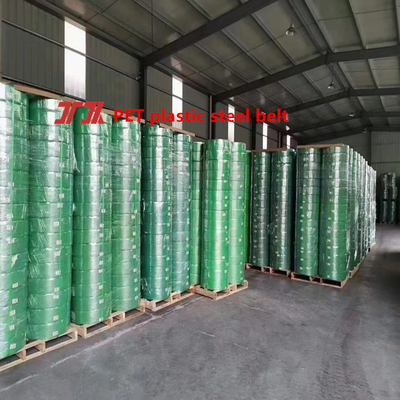 เทปบรรจุ PET อุณหภูมิสูงและทน UV ความกว้าง 9-32 มิลลิเมตร แรงดึง 200-1500KG