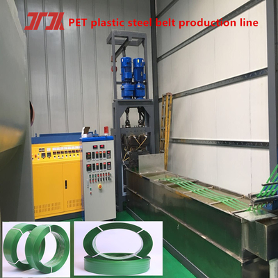 เครื่องทําเข็มขัดสายพันธุ์สัตว์เลี้ยงระดับสูง ระบบควบคุม PLC เครื่องบิดเซอร์โว