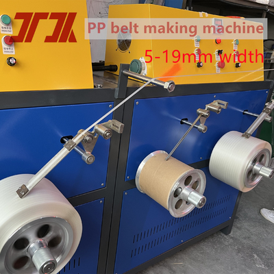 อัตโนมัติเต็ม 250-290kg / H พลาสติก PP สี่สาย Straping สายสตรอปปิ้งแบนด์ Extrusion กับเครื่องลวดอัตโนมัติ