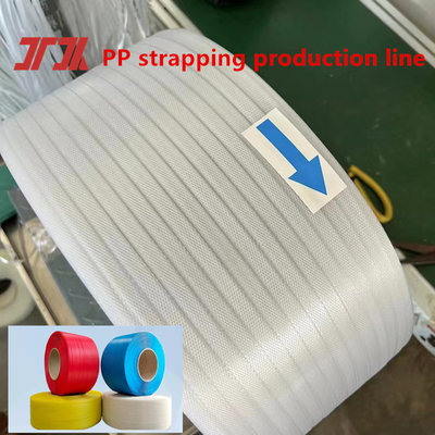 สีขาวแดง สีที่กําหนดเอง Pp Strapping 5-19mm PP Polypropylene Packing Belt Pallet Strap